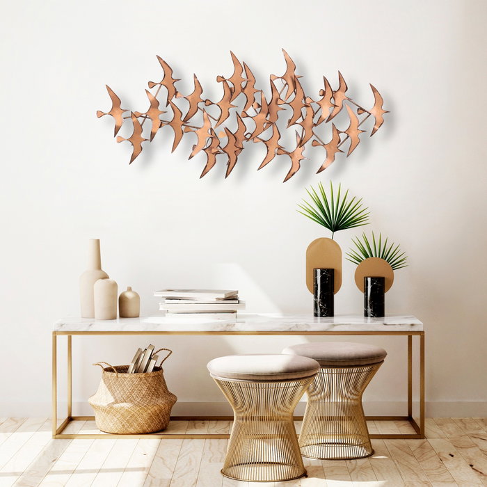 Wallity Martılar Accesorio de Pared de Metal Multicolor Wallity Martılar Accesorio de Pared de Metal Multicolor